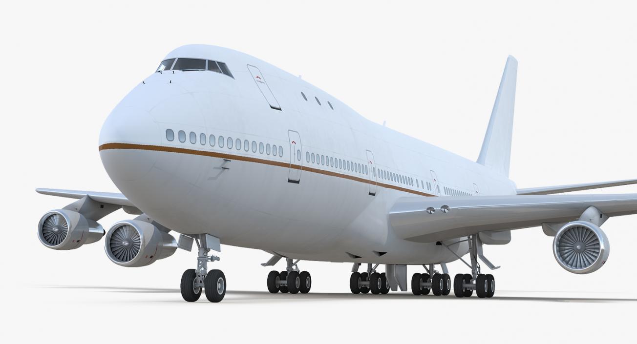 3D model Boeing 747-100B Generic Rigged