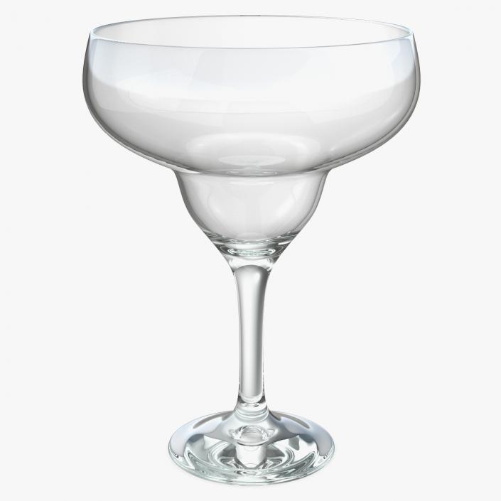 3D Margarita Glass Empty