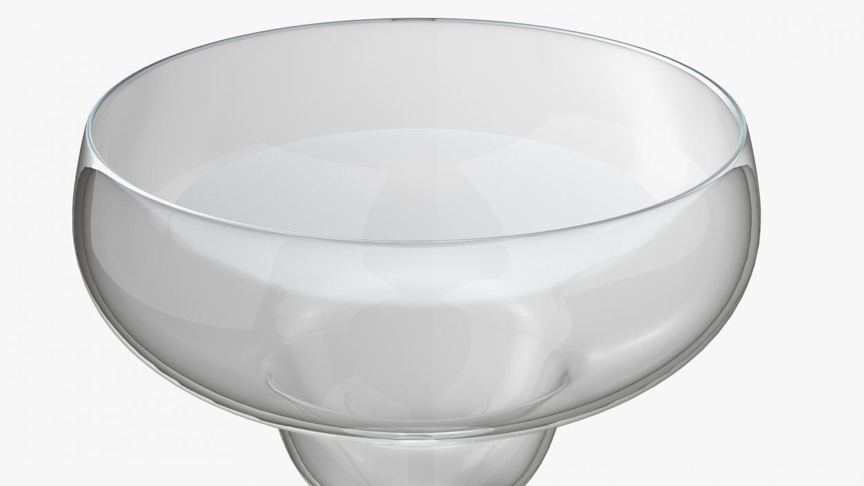 3D Margarita Glass Empty