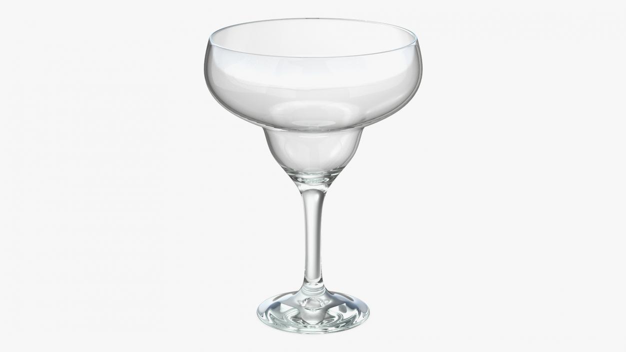 3D Margarita Glass Empty