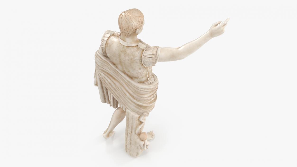 3D Caesar Augustus of Prima Porta Roman Statue model