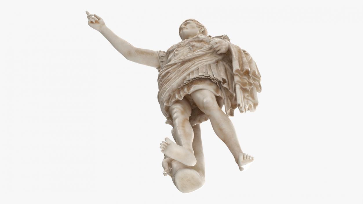 3D Caesar Augustus of Prima Porta Roman Statue model