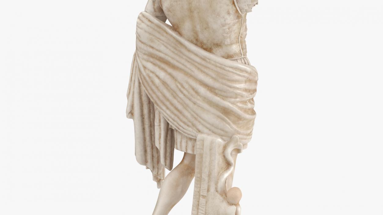 3D Caesar Augustus of Prima Porta Roman Statue model