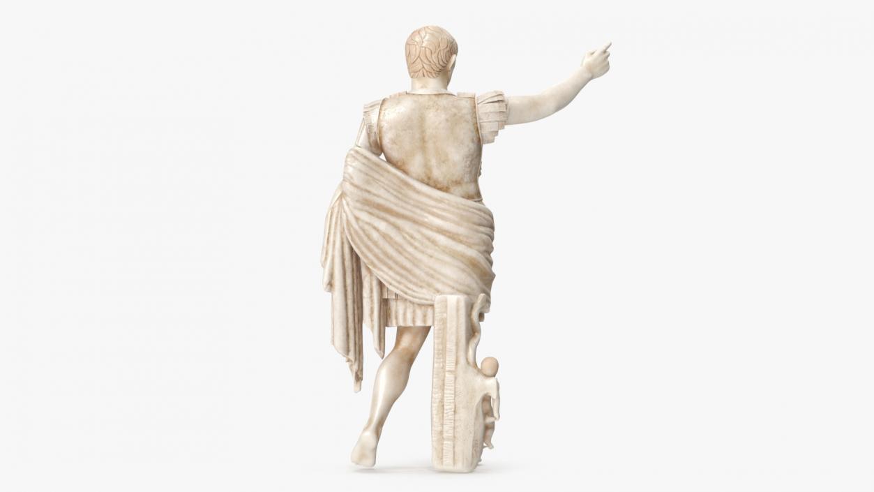 3D Caesar Augustus of Prima Porta Roman Statue model