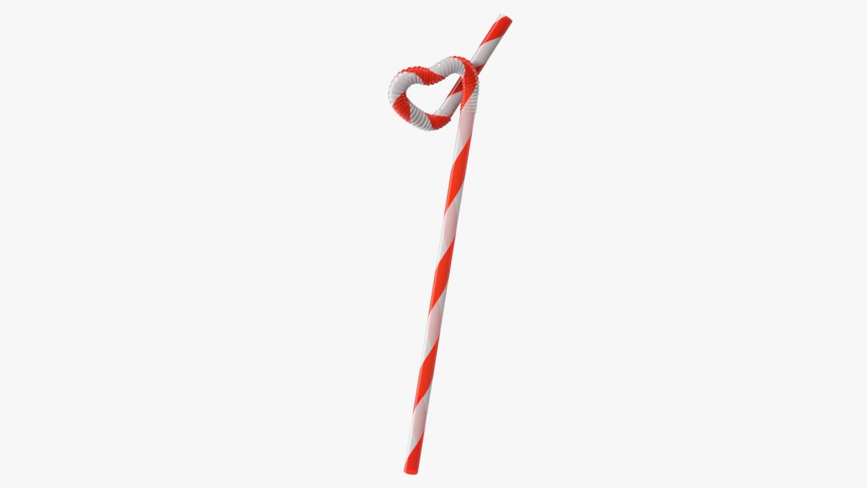 Plastic Drinking Straws Collection 3D model