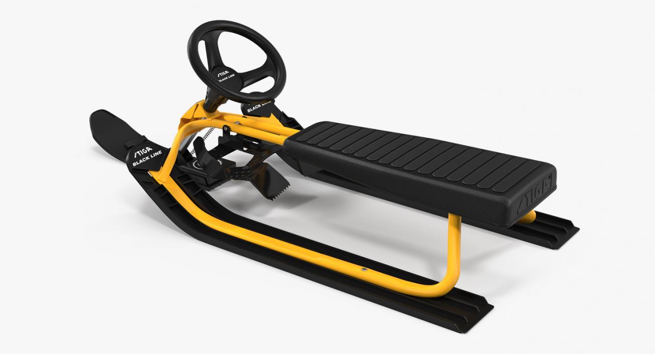 3D Stiga Snow Racer Sled