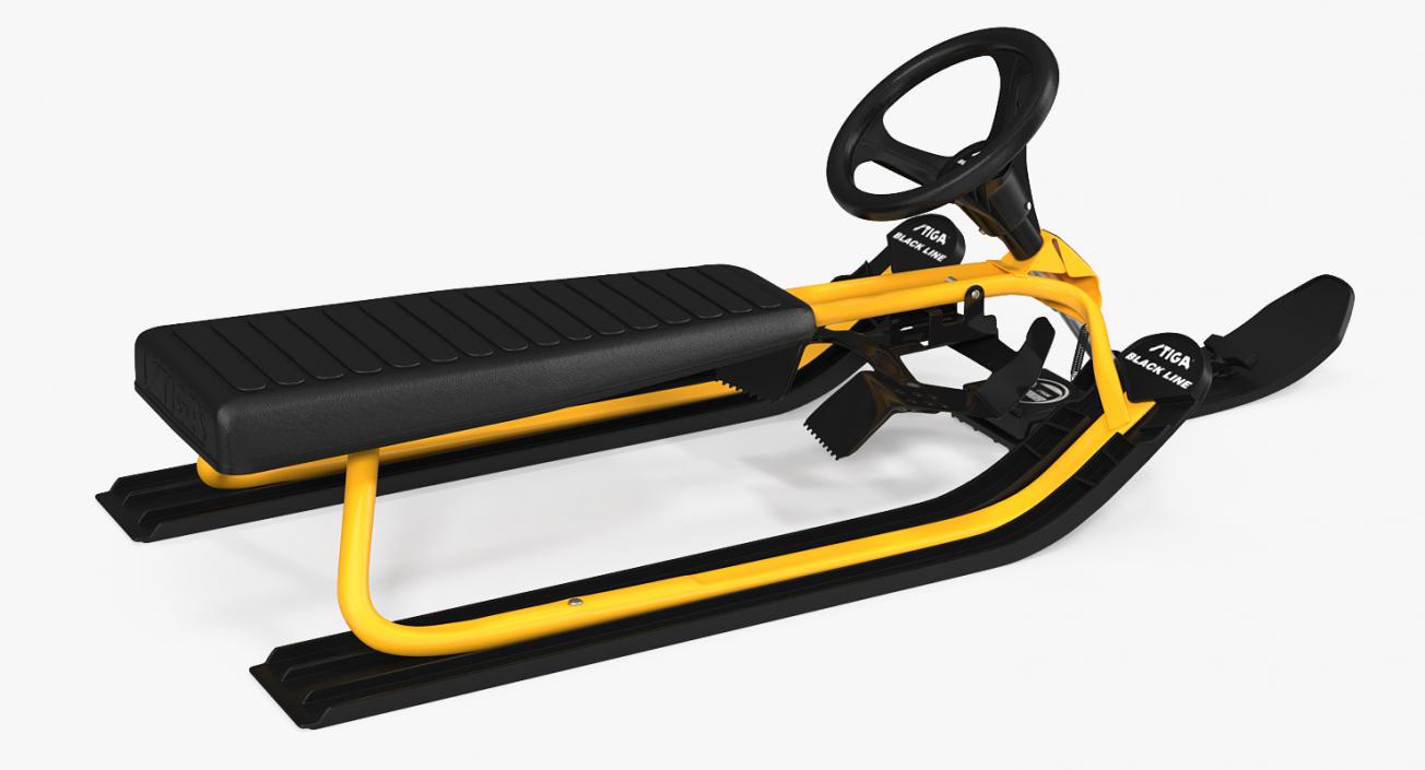 3D Stiga Snow Racer Sled