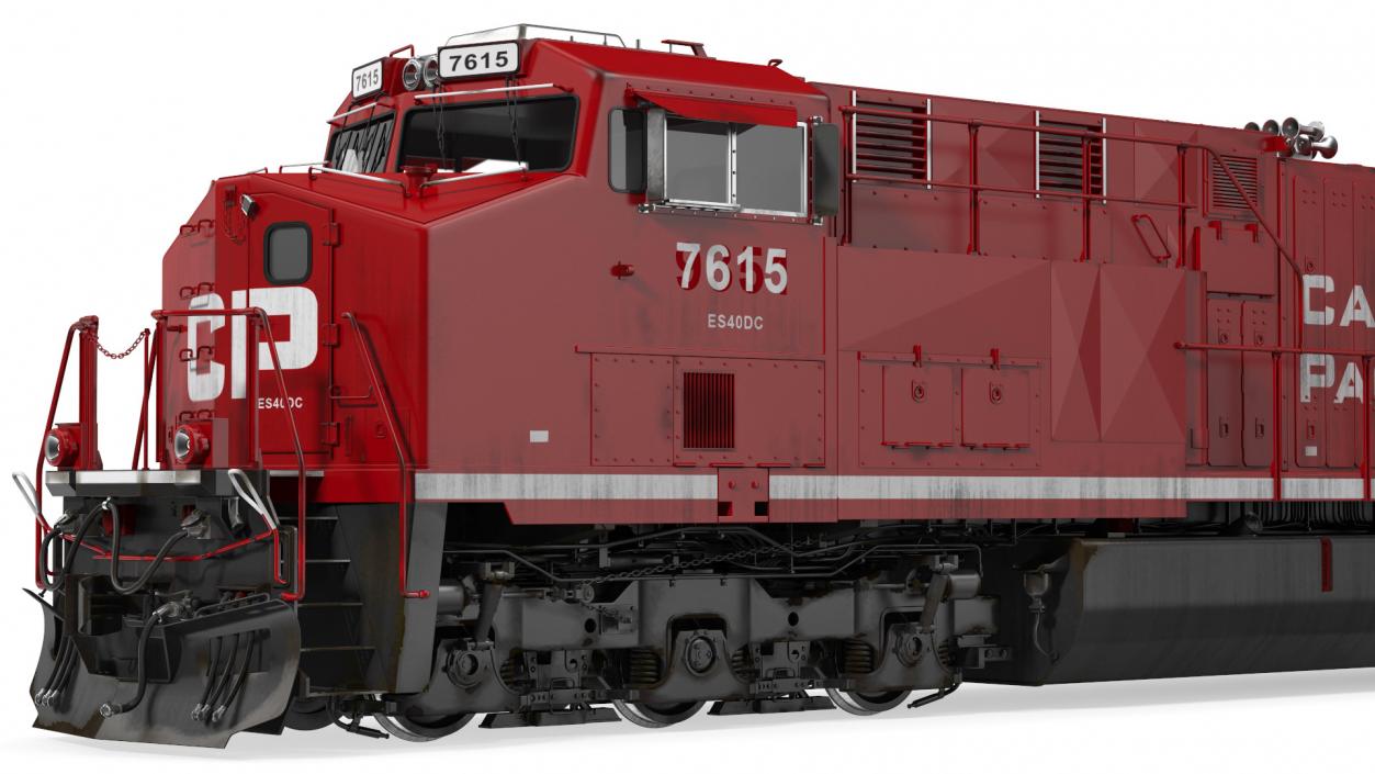 3D Locomotive Canadian Pacific with Hopper Car Generic