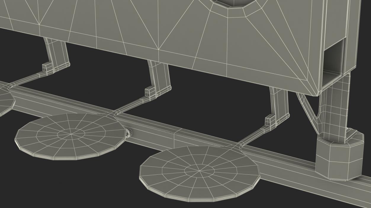 3D model Biathlon Knockdown Target