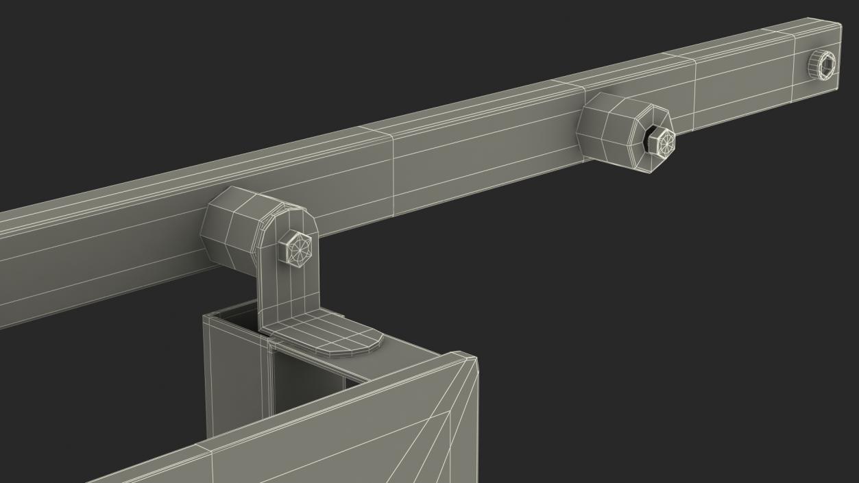 3D model Biathlon Knockdown Target