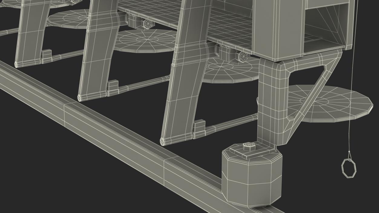 3D model Biathlon Knockdown Target