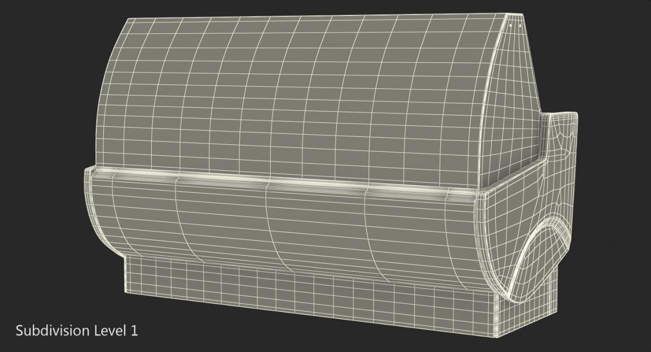 Supermarket Food Display 3D model