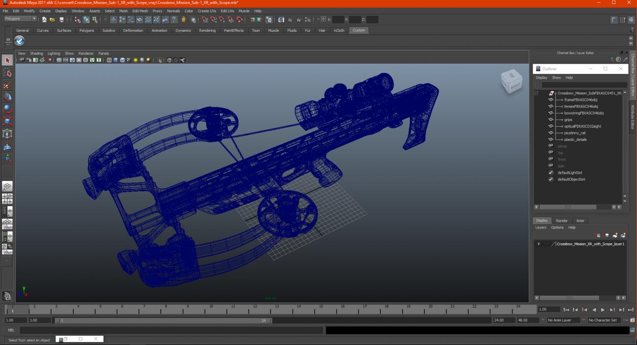 3D Crossbow Mission Sub-1 XR with Scope