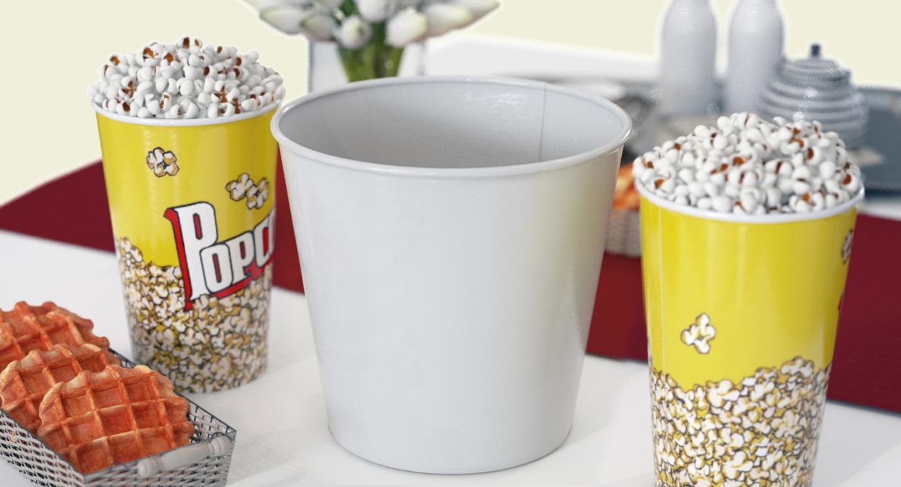 3D Empty Popcorn Bucket Generic model