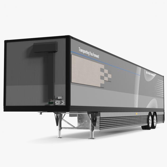 3D Trailer Hyundai HDC-6 Rigged model