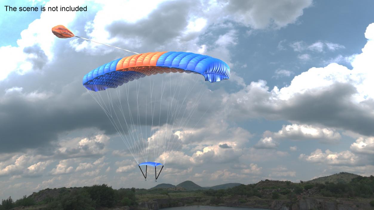 Ram Air Parachute 3D