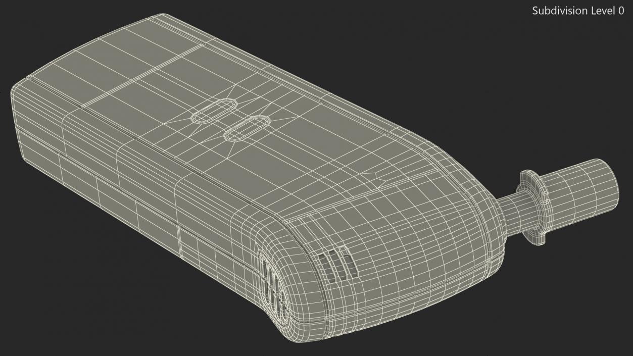 Digital Portable Breathalyzer 3D model