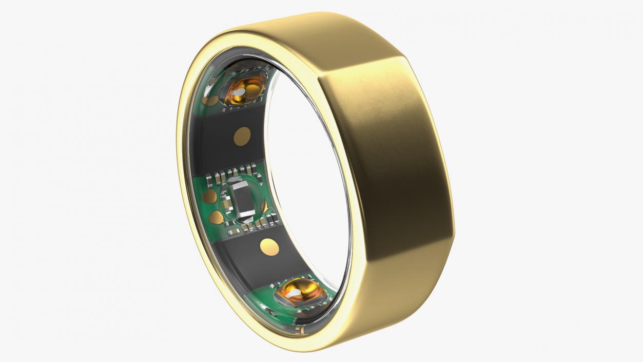 Oura Ring Gold 3D model