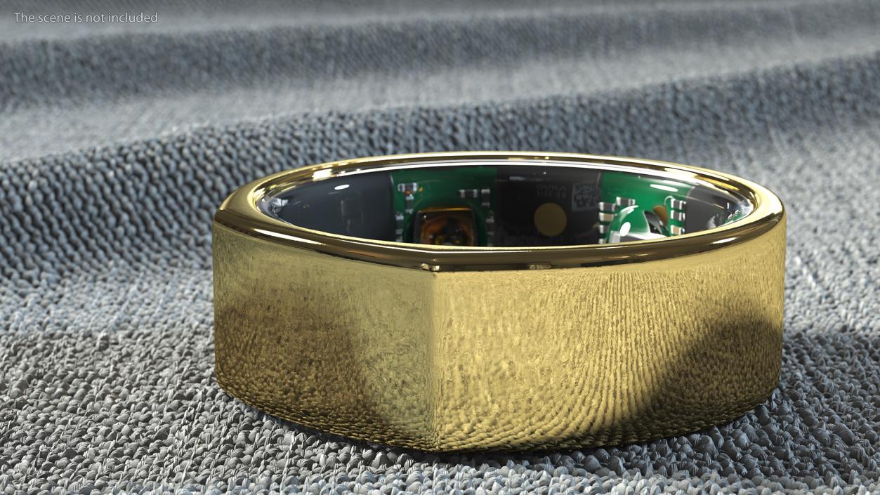 Oura Ring Gold 3D model