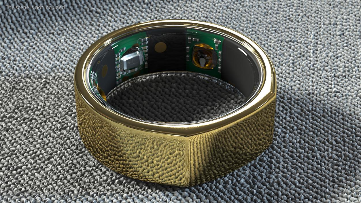 Oura Ring Gold 3D model