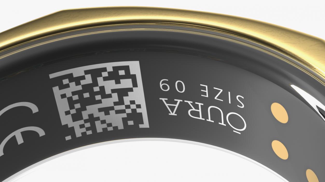 Oura Ring Gold 3D model