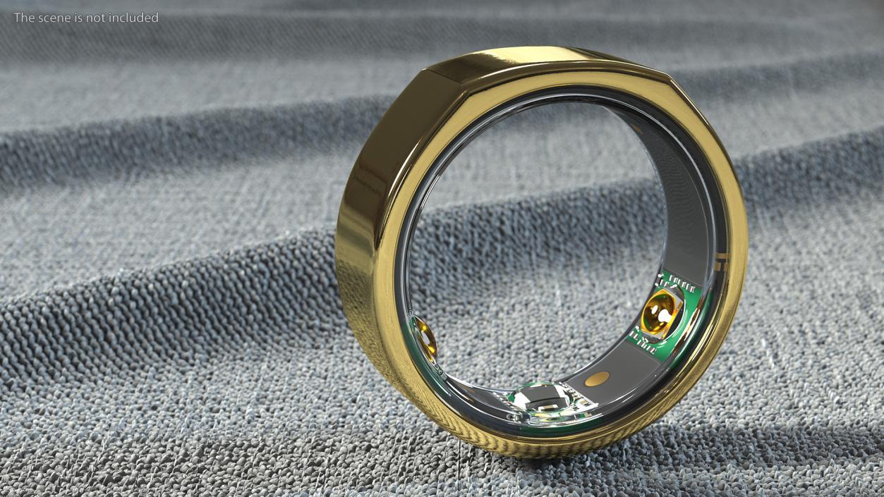 Oura Ring Gold 3D model