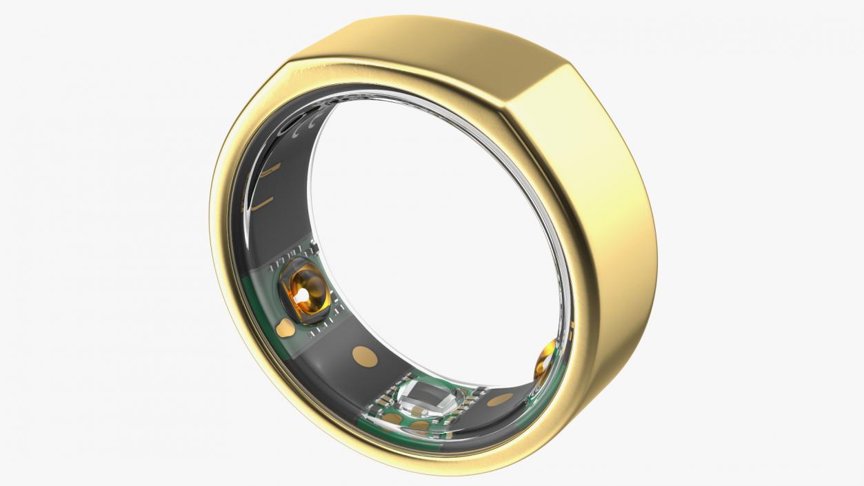 Oura Ring Gold 3D model