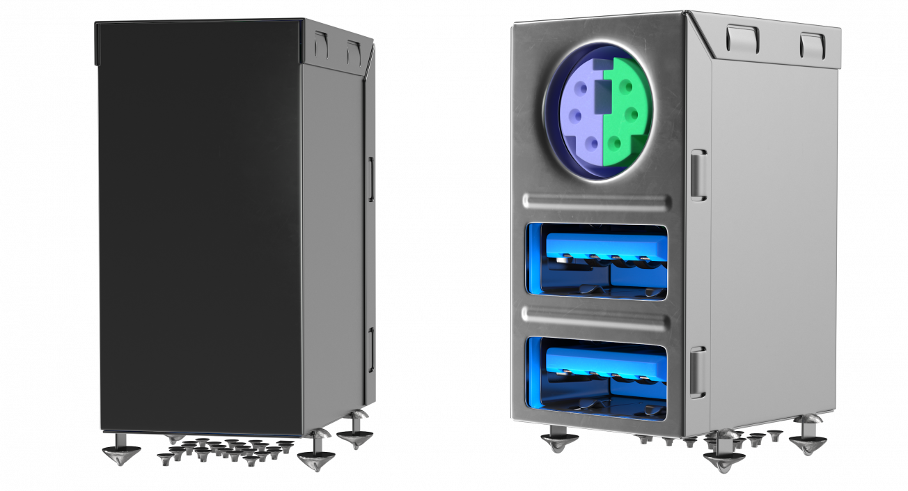 3D KBMS USB Connector model