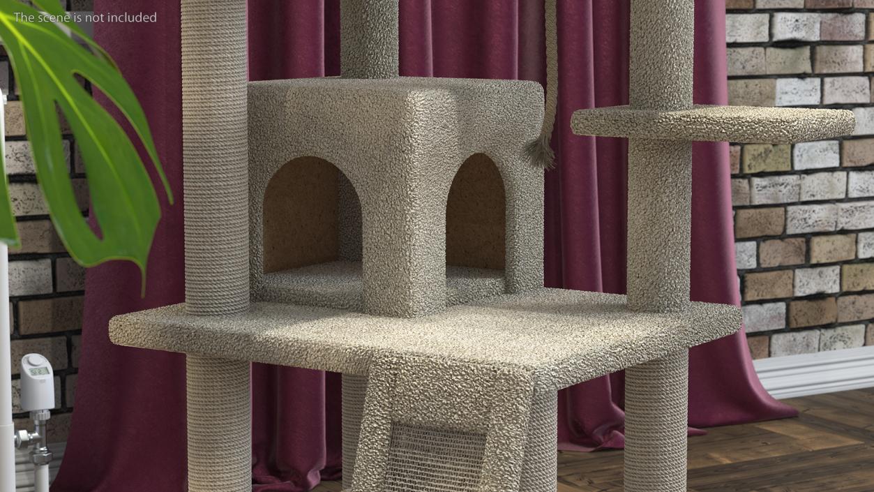 3D Cat Tree 5-Level