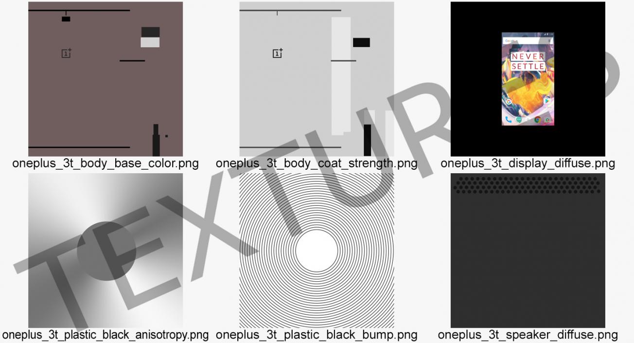 OnePlus 3T 3D Model 3D model