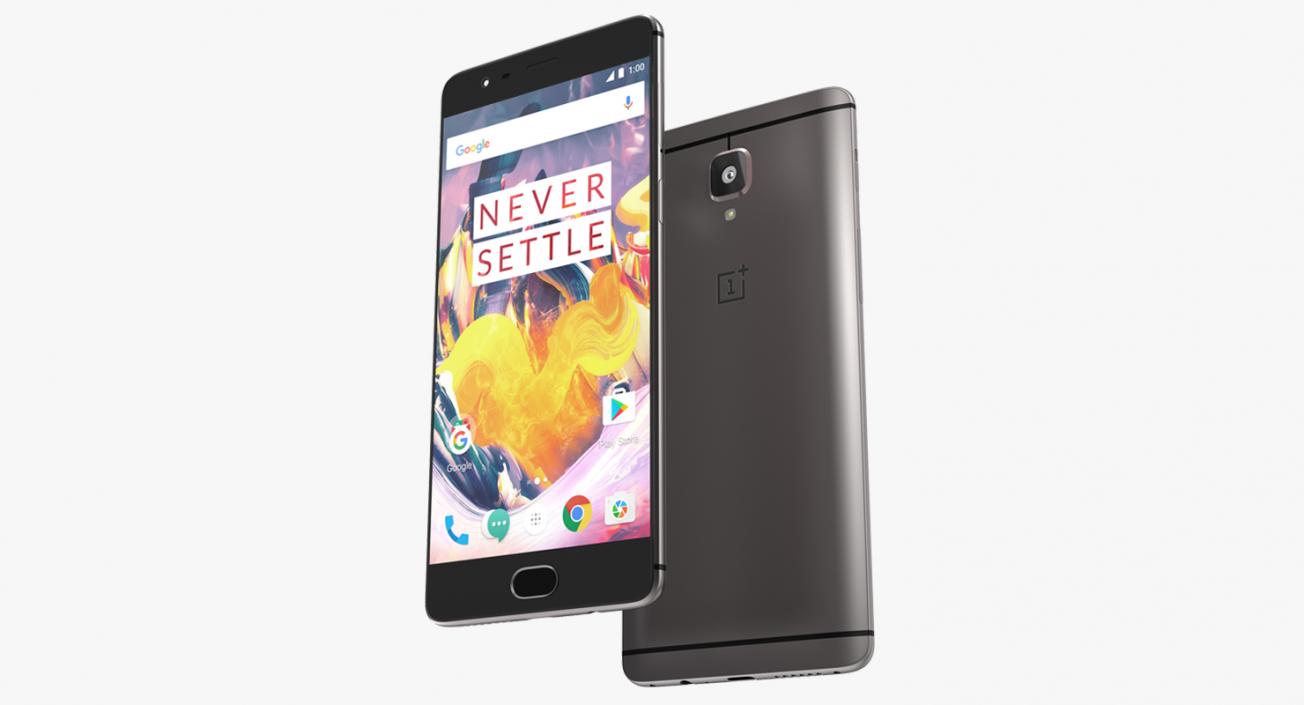 OnePlus 3T 3D Model 3D model