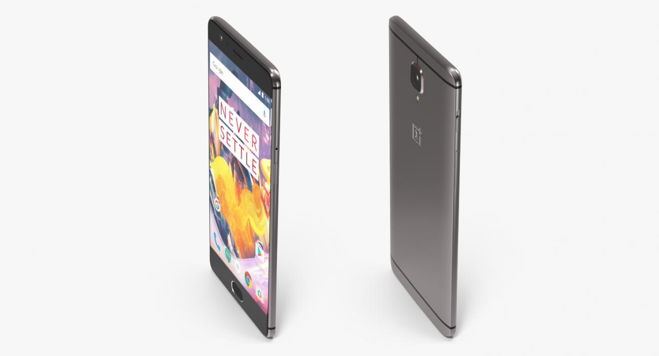 OnePlus 3T 3D Model 3D model