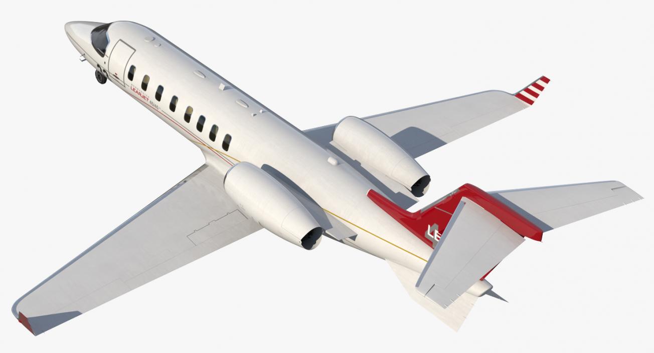 3D model Bombardier Learjet 45XR Rigged