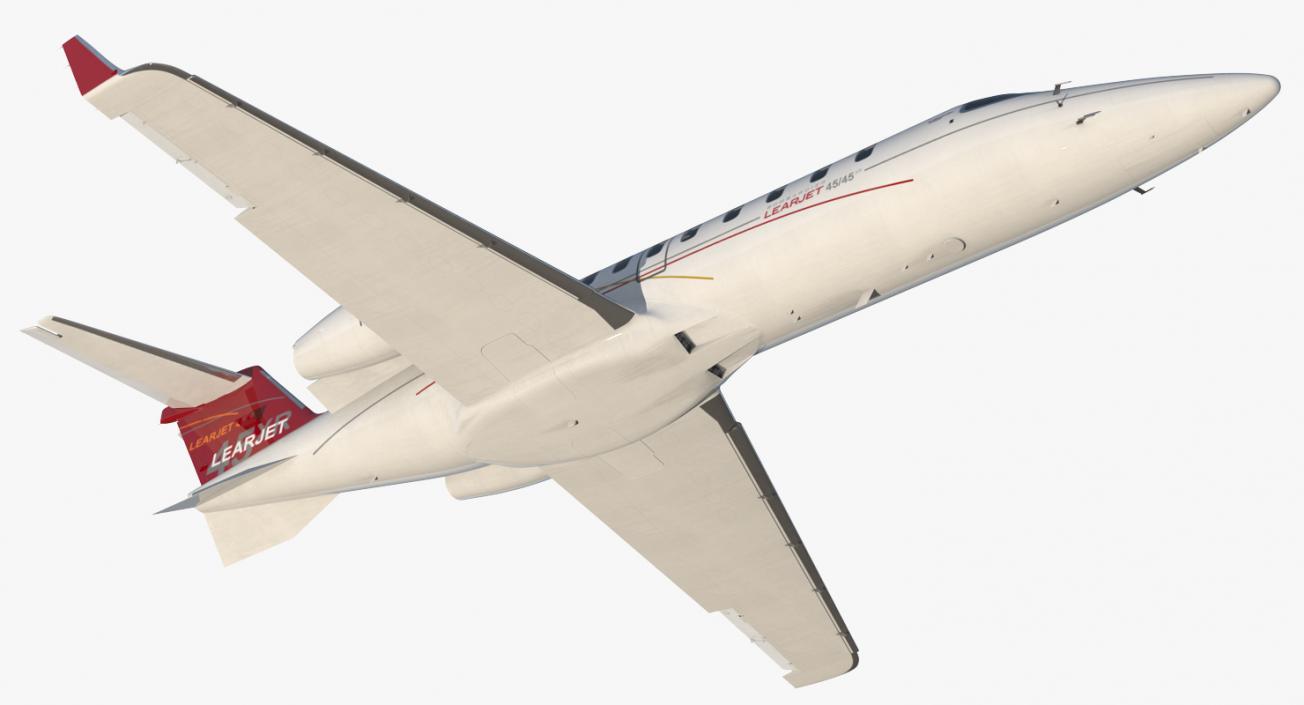 3D model Bombardier Learjet 45XR Rigged