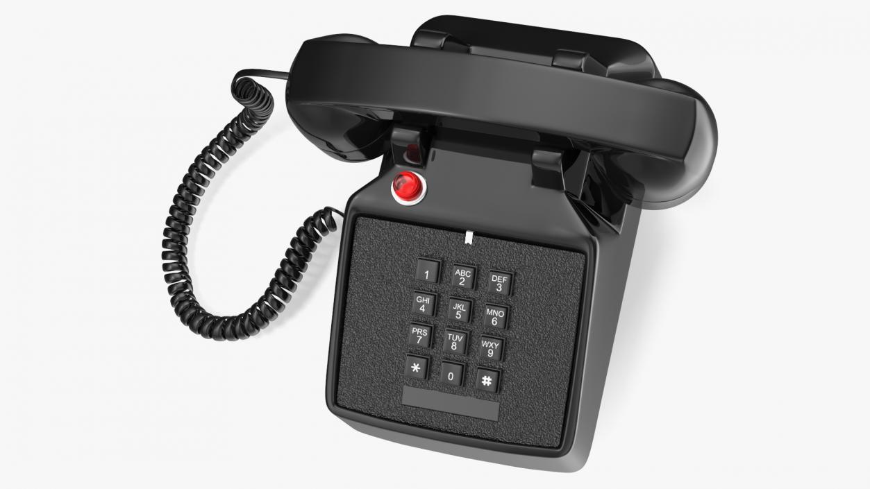 3D model Retro Telephone