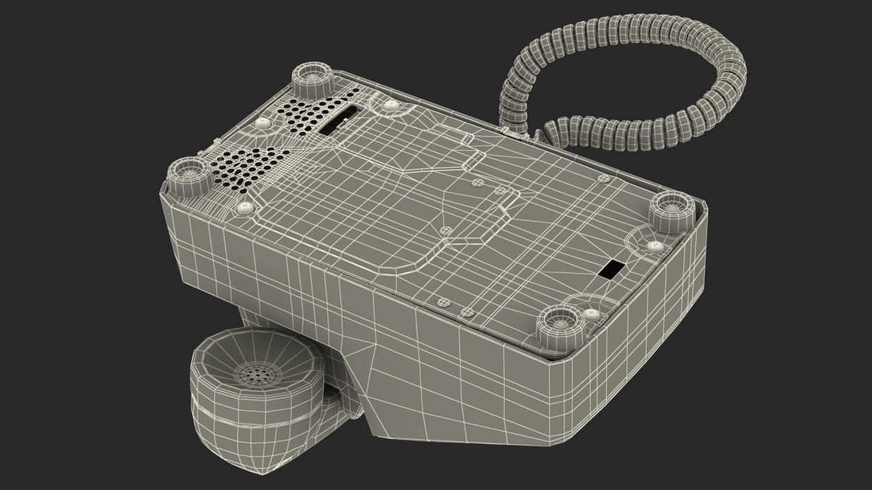 3D model Retro Telephone