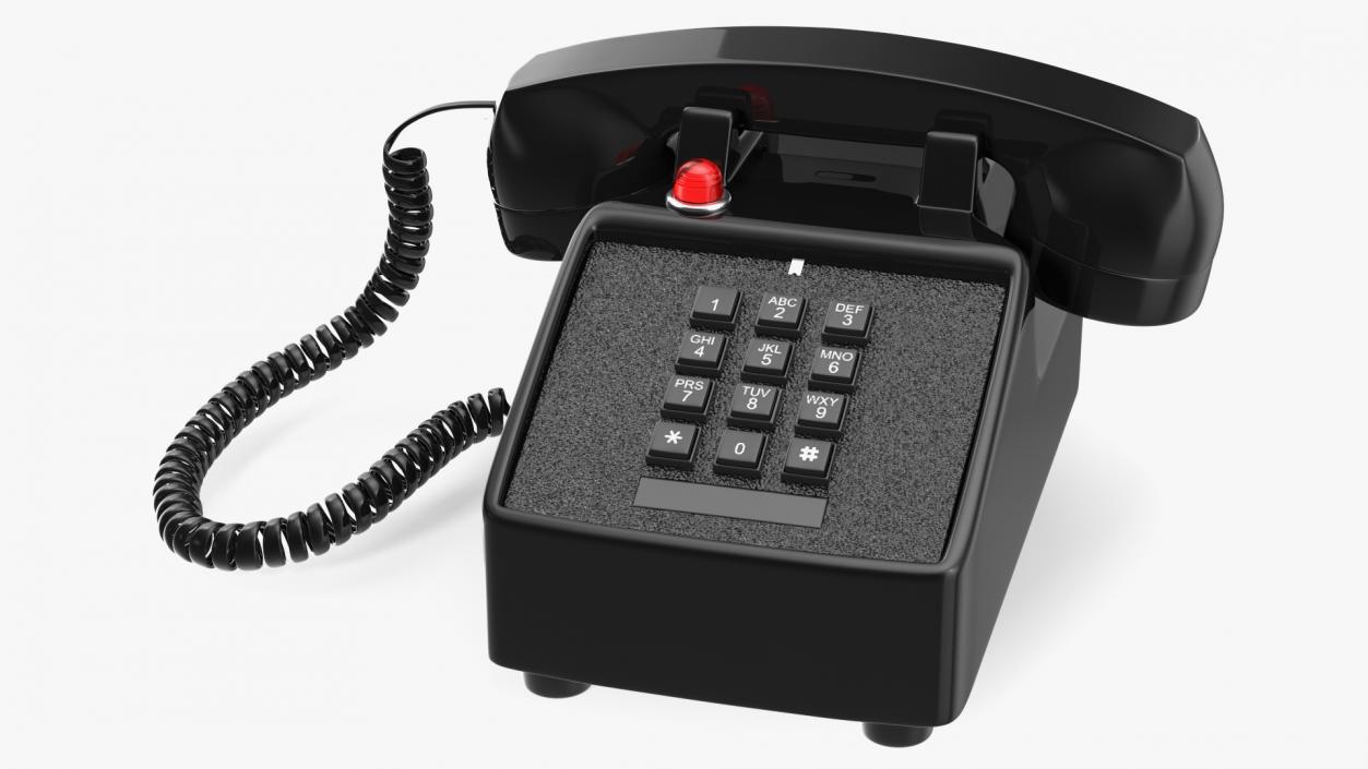 3D model Retro Telephone