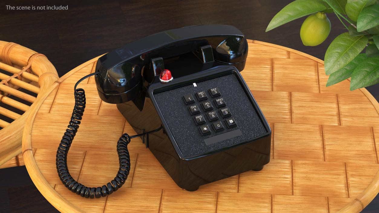 3D model Retro Telephone