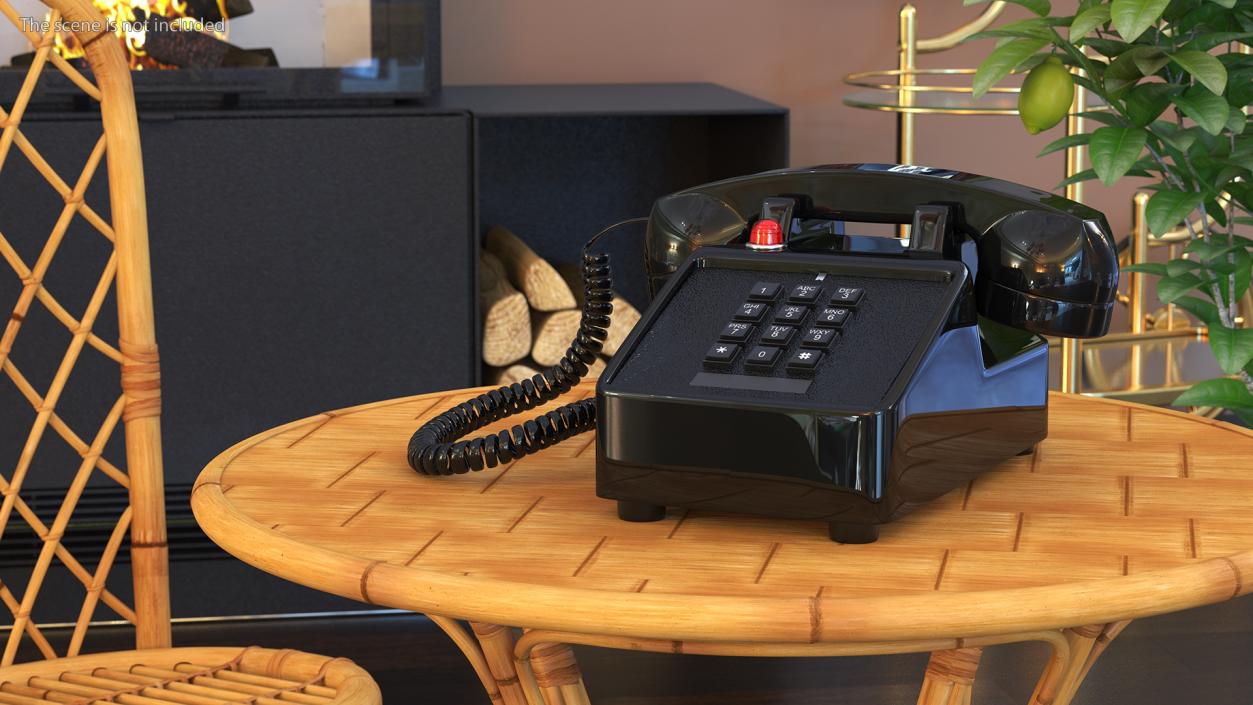 3D model Retro Telephone