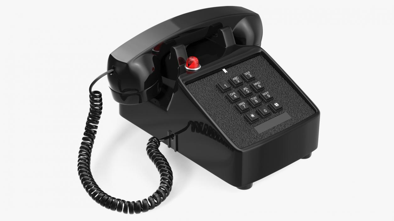 3D model Retro Telephone