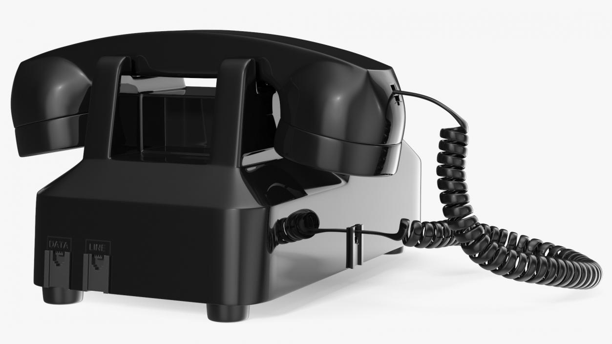 3D model Retro Telephone