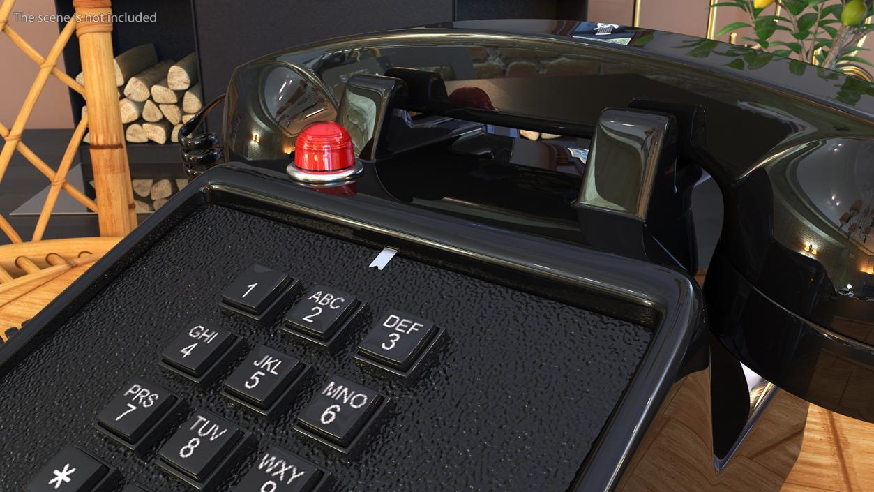 3D model Retro Telephone