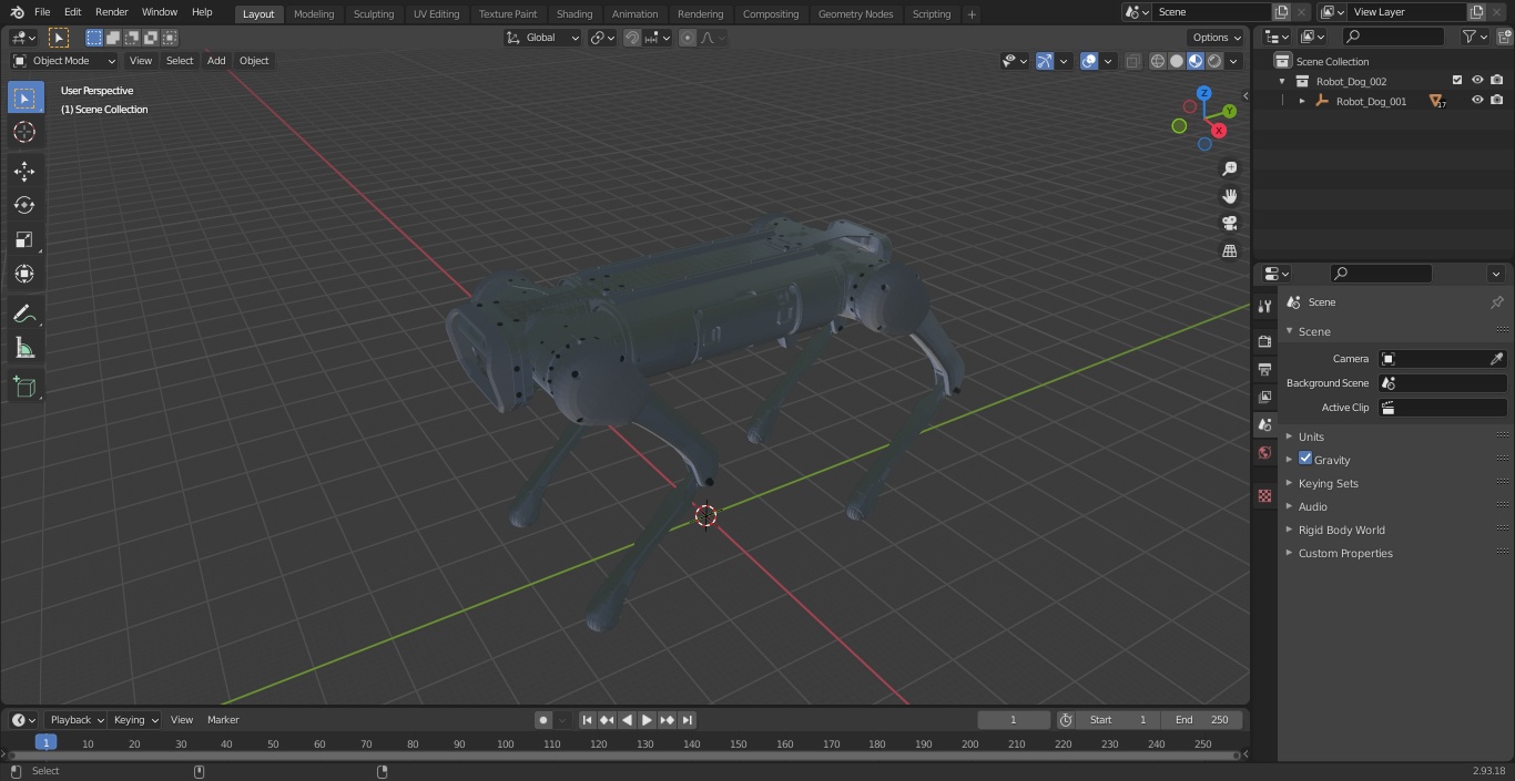 Robot Dog 3D model