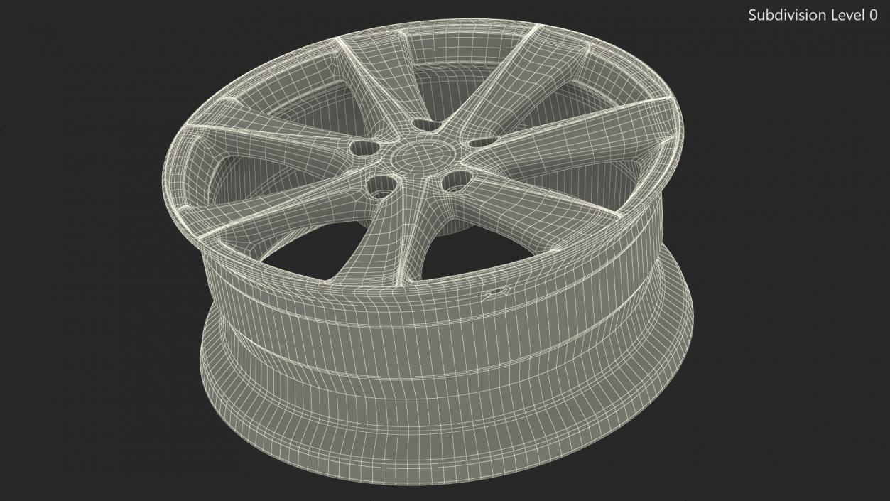 3D model Toyota Car Wheel Rim