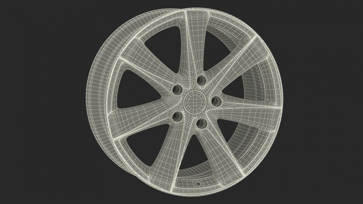 3D model Toyota Car Wheel Rim