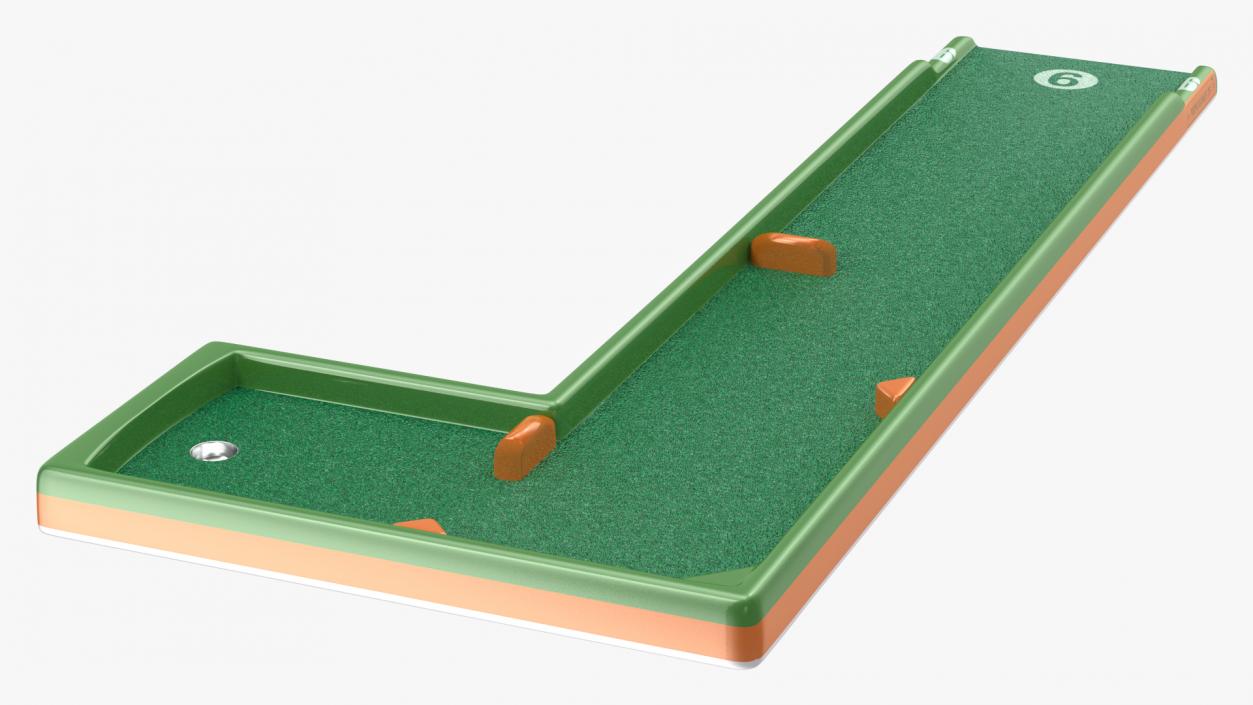 Minigolf 35 Portable Course Hole 9 3D model