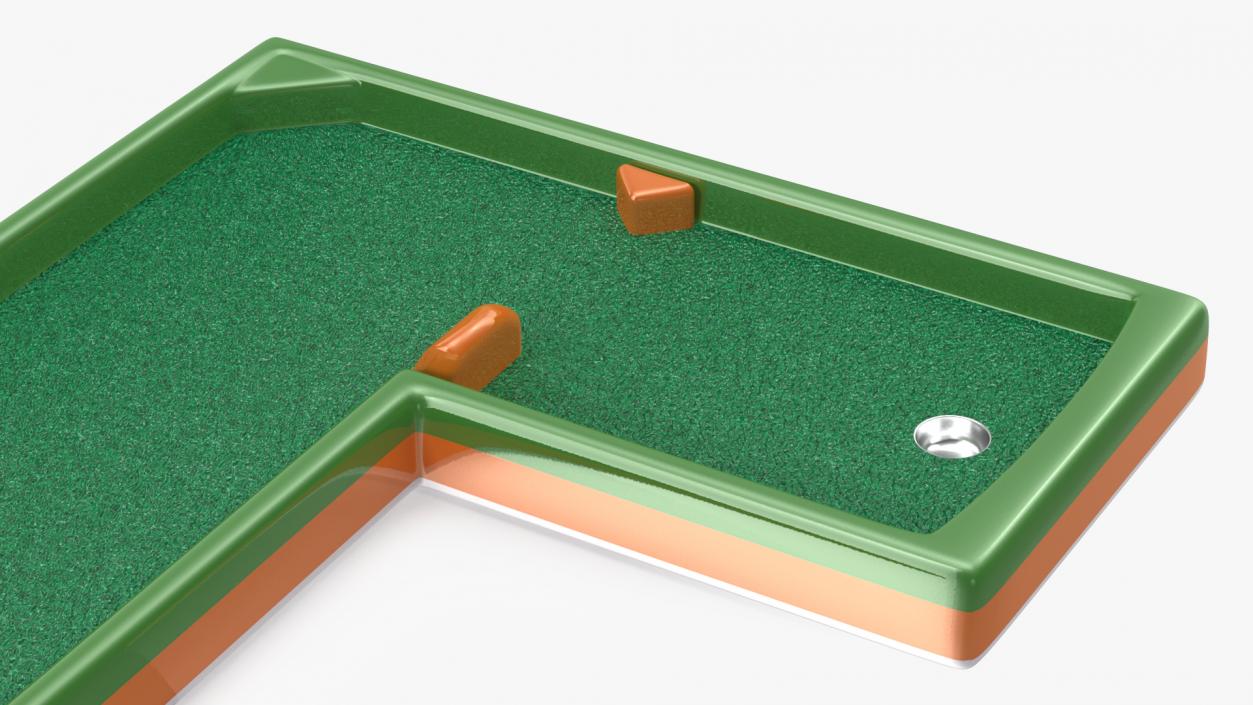 Minigolf 35 Portable Course Hole 9 3D model