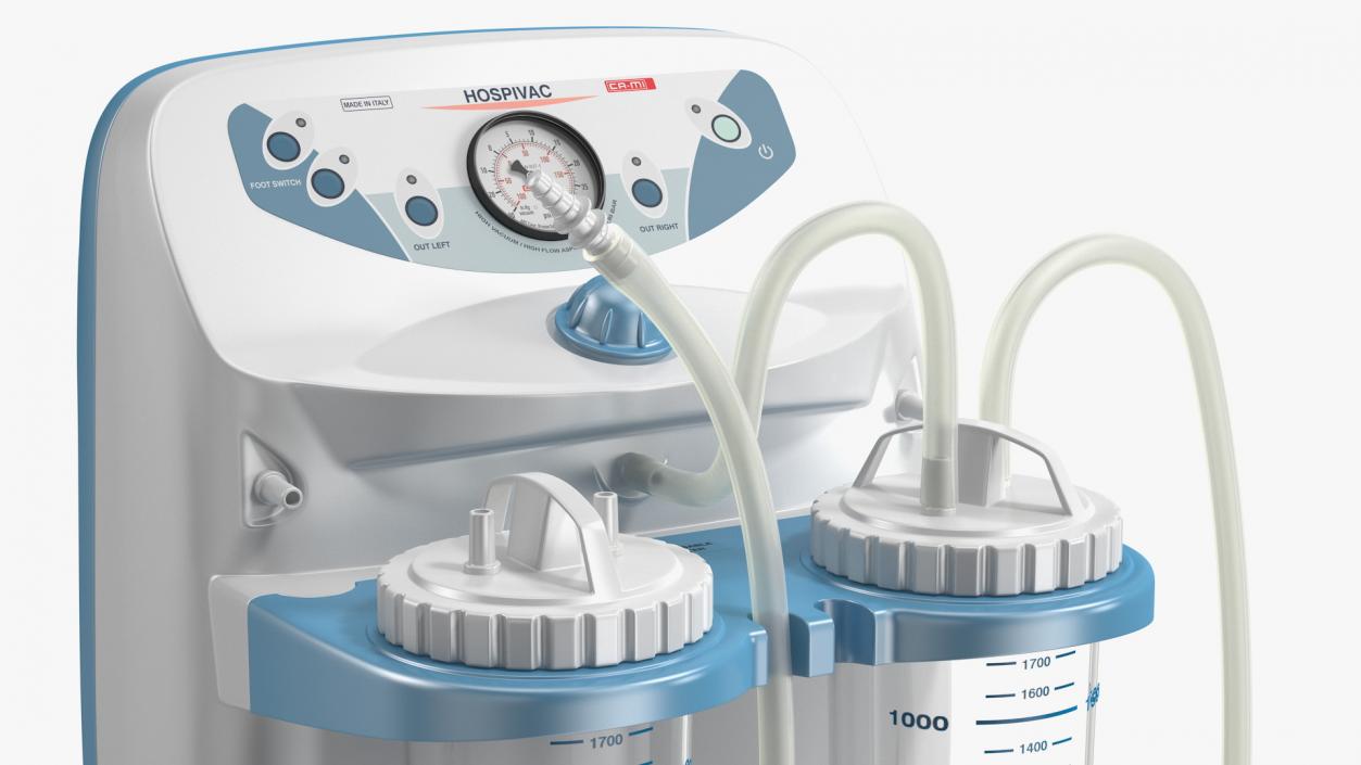 3D model Hospivac 350 Electric Surgical Aspirator