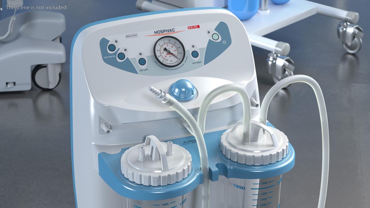 3D model Hospivac 350 Electric Surgical Aspirator