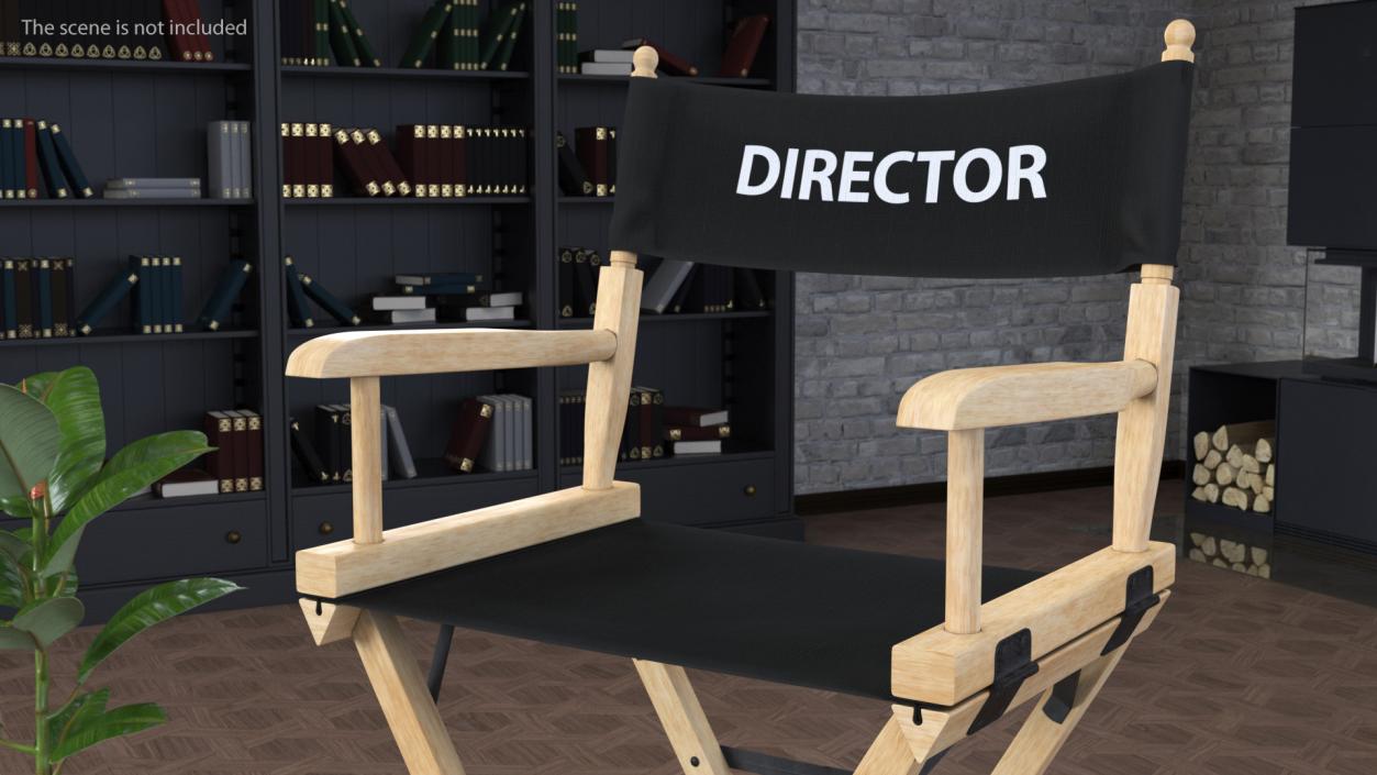 Tall Director Chair 3D model